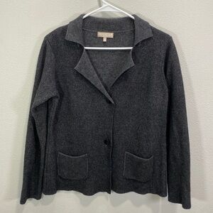 Benedetta B‎ made in Italy cardigan sweater wool cashmere gray